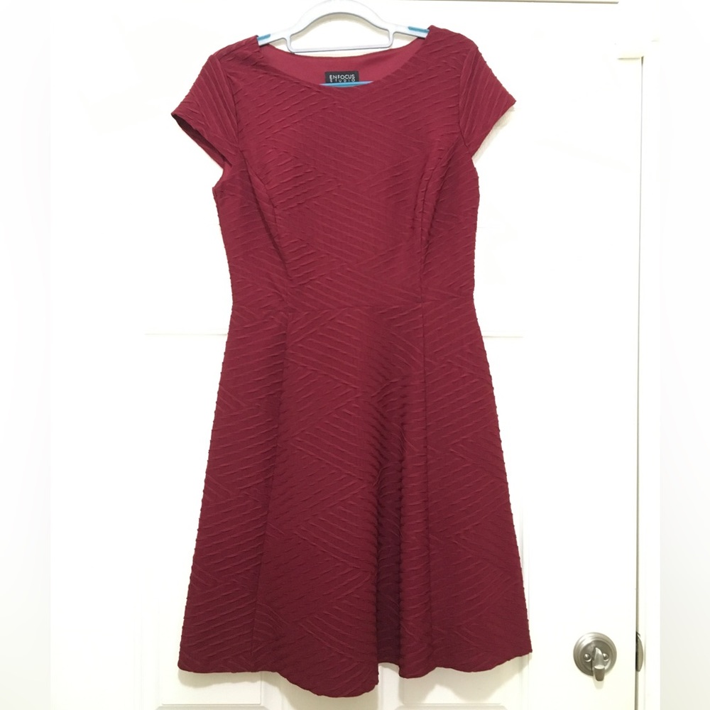 Red Flare Dress